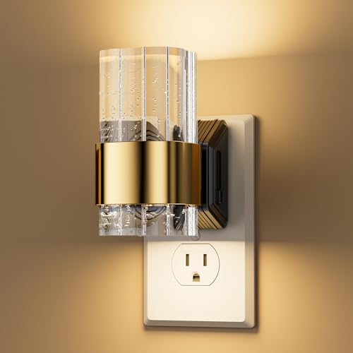 Plug In Sconce Night Light, Dusk to Dawn