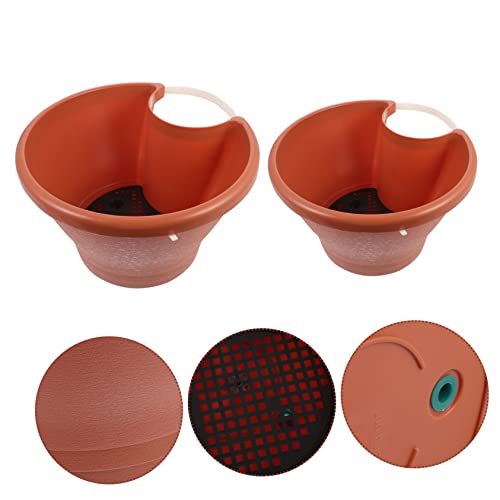 Pot de fleur suspendu anti chute jardinière murale pour balcon