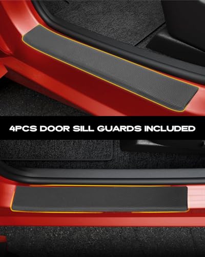 Image of TAPTES Floor Mats & Door Sill Guards for Dodge Durango 2016-2026