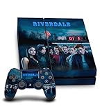 Head Case Designs Officially Licensed Riverdale Group Poster Character and Logo Vinyl Sticker Gaming Skin Decal Cover Compatible with Sony Playstation 4 PS4 Console and DualShock 4 Controller Bundle