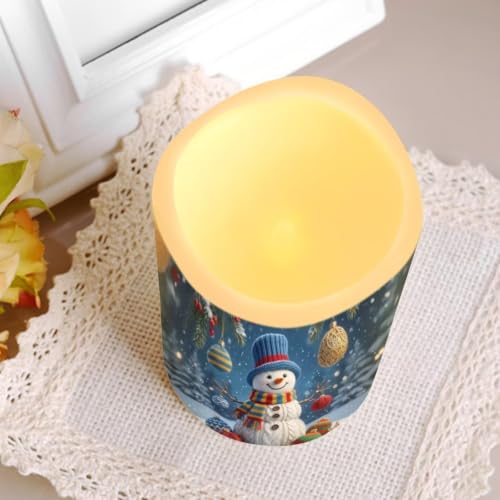 Image of Vintage Christmas Color Changing Electric Candles, 4 Pack