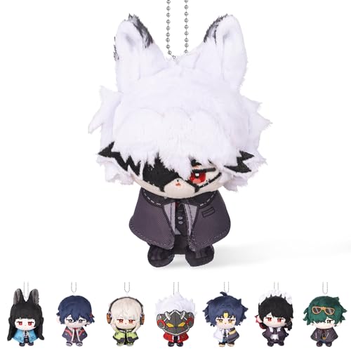 Llavero de anime ZZZ Von Lycaon original de 10cm mini para llaves