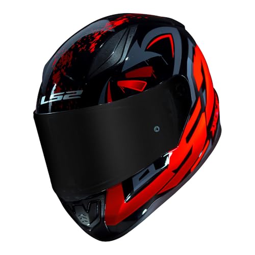 Capacete Ls2 FF353 Rapid Tagline Preto e Laranja Tamanho:58