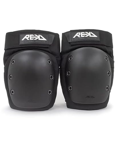 Rekd RKD620 Rodilleras, Unisex Adulto, Negro (Black), Small Cover