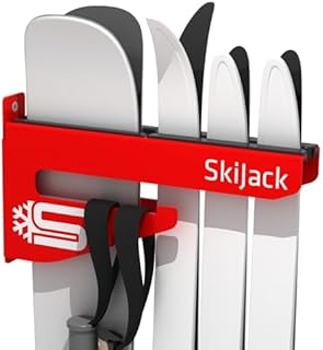Skijack Unisex stojak na narty dla dorosłych wallmount