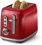 Oster® Retro 2-Slice Toaster with Quick-Check Lever, Extra-Wide Slots, Impressions Collection, White