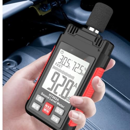 Sonomètre numérique HT602A avec détecteur de bruit et humidité - 4