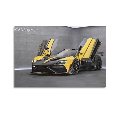 WPHSFX Poster di lusso con auto sportiva Mansory Supercar, poster decorativo da parete su tela, stampa moderna, per camera da letto, 30 x 45 cm