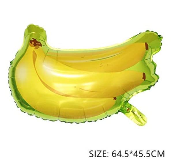 Image of Atpata Funky Fruit Theme Foil Balloon Combos (Banana) Multicolour