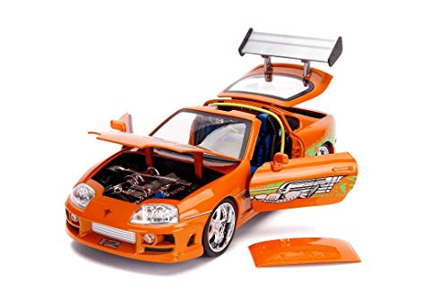 Jada Fast & Furious 1:18 Toyota Supra Die-cast Car y Figura Brian miniatura 3