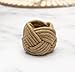 COTTON CRAFT Jute Napkin Rings - Set of 12 Handmade Nautical Knot Woven Rope Napkin Ring - Dining Table Napkin Holder - Everyday Rustic Harvest Fall Thanksgiving Farmhouse Party Gift Décor - Natural
