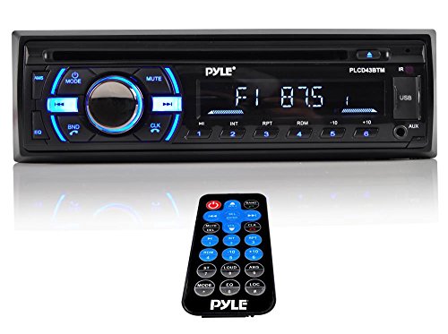 Image of Pyle Marine Bluetooth Stereo Receiver, 300 Watt, Waterproof, 5.25 Inch Speakers, Touchscreen, USB, Auxiliary, RCA