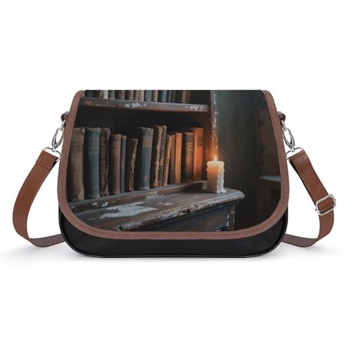 Sac à bandoulière en cuir noble pour femme avec finitions vintage et zips métalliques