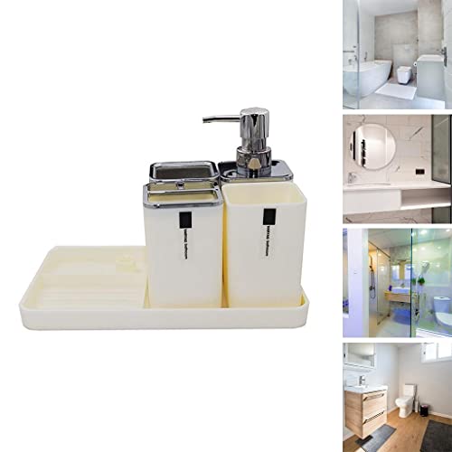 5xBathroom Accessories Set Gift Set Toothbrush Holder,Toothbrush Cup White