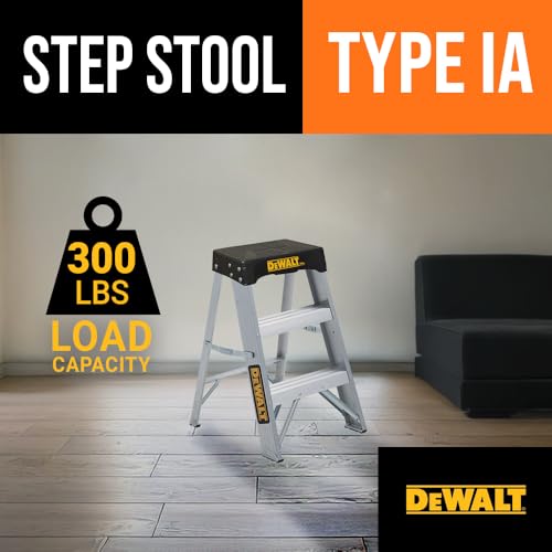 DeWalt Type IA 300lb Rated AL Stepladder 2\' DXL2010-02 - Thumbnail 2