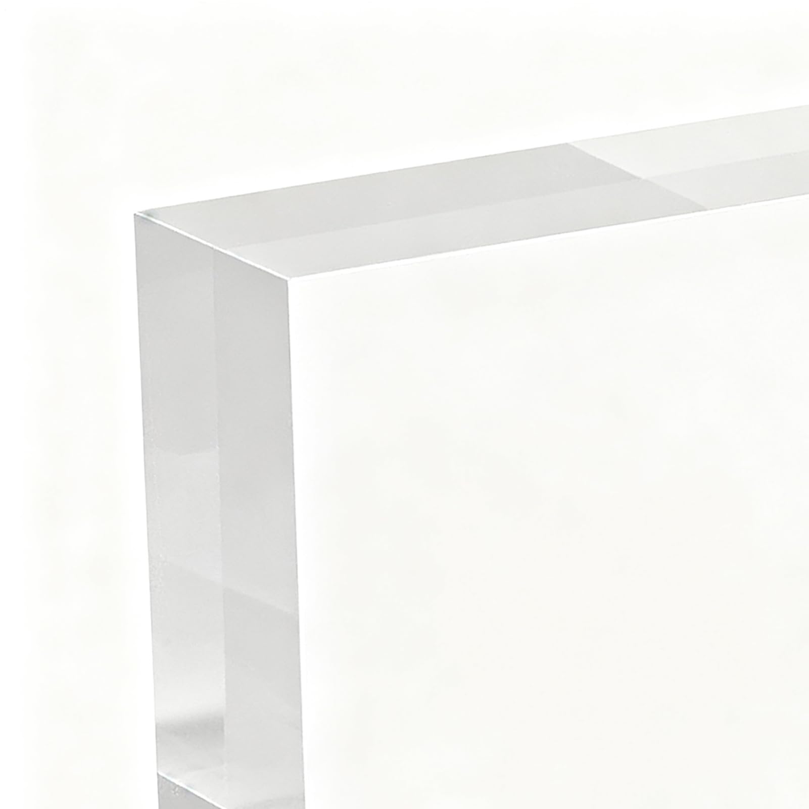 Socle En Acrylique,4 Pièces De Blocs Transparents | Rehausseurs de Présentation pour Parfums - Pour Artisanat Bijoux Parfum Collection Accessoires Nourriture Fête Gâteau Trophée