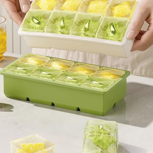 Molde de silicona para cubos de hielo con tapa miniatura 6
