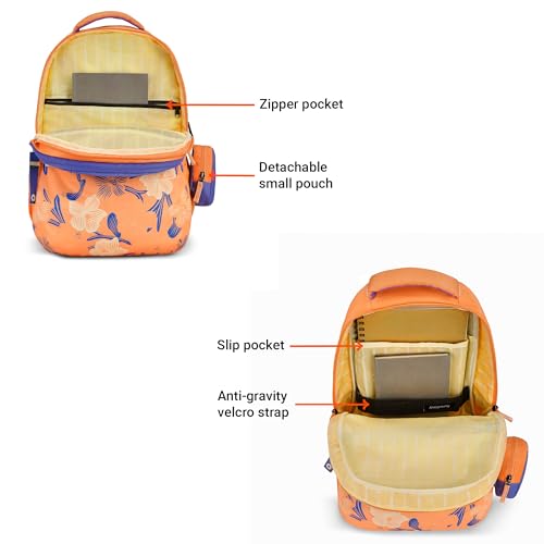 Image of Nasher Miles Polyester Backpack | Ideal for Preschool, Kindergarten, College, School, Office& Travel | Toddler, Girls, Boys, Men, Women