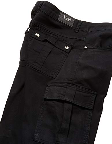 Jeans Skinny, Zune Denim, Feminino, Preto, 40
