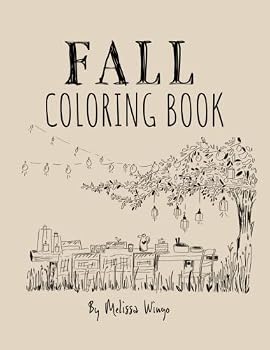 Paperback Fall Coloring Book: Color These Lovely Fall Harvest Scenes Book