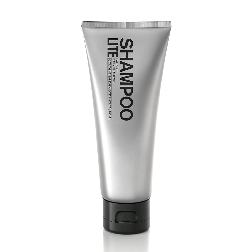 Patricks SH Lite Shampoo - Notes of Sandalwood, Violet - Hair Loss Treatment, Hair Growth & Regrowth Formula for Normal, Dry, Oily Hair - Daily Moisture Renewal 200ml