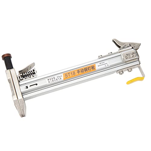 Manual Nailer, Aluminum Alloy Material, with Touch Switch Design, Ergonomic, Tungsten Steel Needle Manual Nail Gun, for Repairing Cable Grooves in Hydroelectric Projects