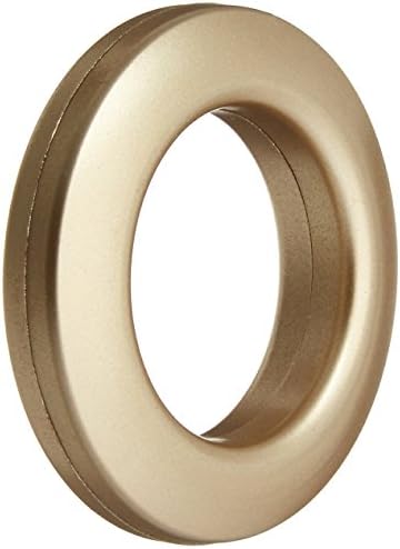 Dritz 44374 Plastic Curtain Grommets, 1 in, Matte Gold, 8 Count