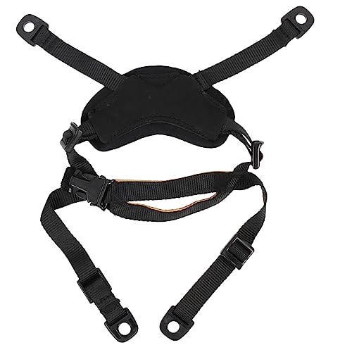 balacoo Universal Helmet Chin Strap Helmet Chinstrap Dial Suspension System for Hard Hat Black