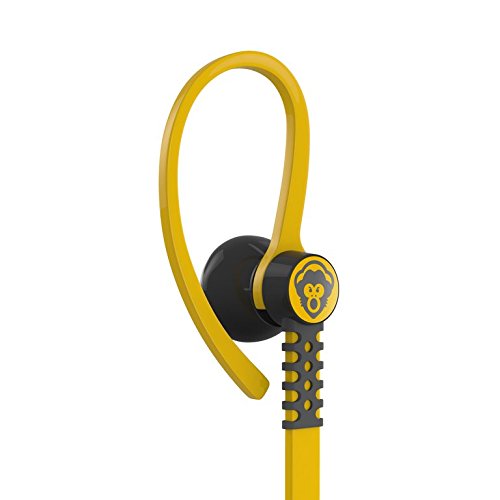 Popclik Flex Earphones Yellow For Apple With Microphone & Control Compatible With Iphone, Ipod And Ipad #TOP6