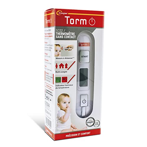 Thermomètre sans contact TORM infrarouge pour prise de température médicale premium
