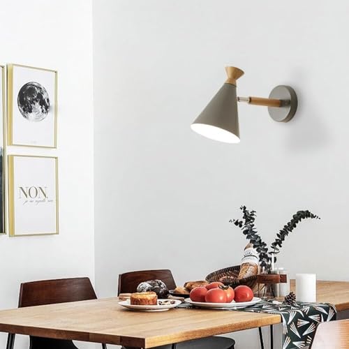 Lámpara de pared moderna orientable para leer en el dormitorio sin deslumbrar 2