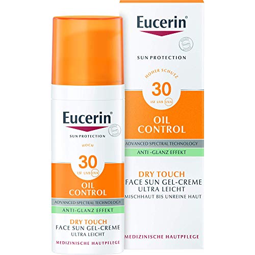 Eucerin Oil Control Gesichtssonnencreme Gel-Creme für fettige Haut