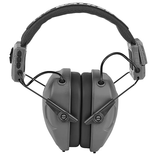 Walker's Xcel 500Bt Digital Electronic Ear Protection Muff And Protective Case -Ear Muffs Provide Hearing Protection, Voice Clarity & Bluetooth For Work And Range Use - 4 Listening Modes (2 Items) #TOP6