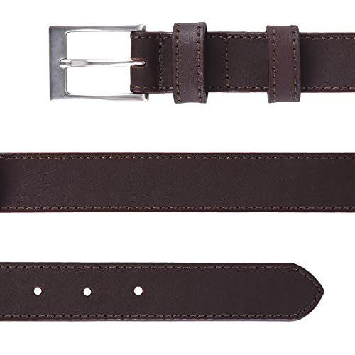 PBF Men's Genuine Leather Dress Belt | Made with 100% Cow Leather | Classic and Fashion Design for Work Business and Casual3