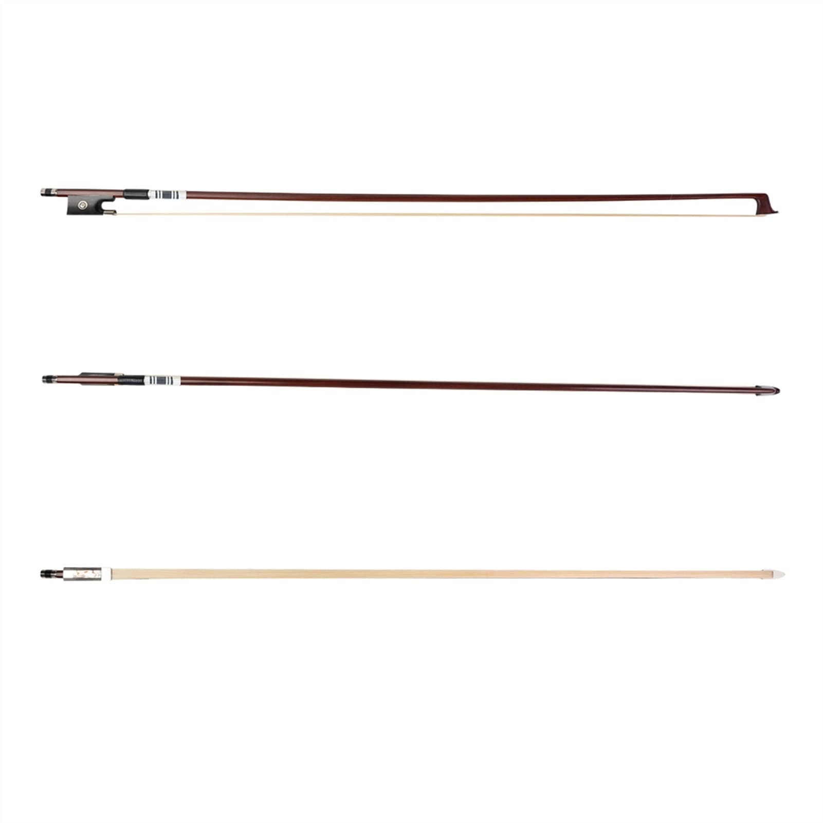 Pernambuco Violino Arco E Viola Arco Violoncello Fiocchi Fatti A Mano 4/4 Violino Ebano Rana Mongolia Horsehair Arco Violino Standard (Color : 4-4 Cello Bow)