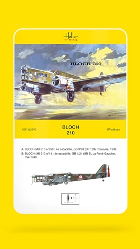 Heller 80397 potez 540 1/72 maquette plastique d'avion militaire français - 6