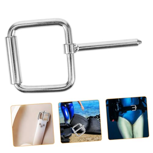 POPETPOP Diving Belt Buckle Tool for Fishing and Diving Accessories Durable and Resistant Attachment for Belt Versatile Use with Strong Weight Bearing Capacity for Underwater Activities