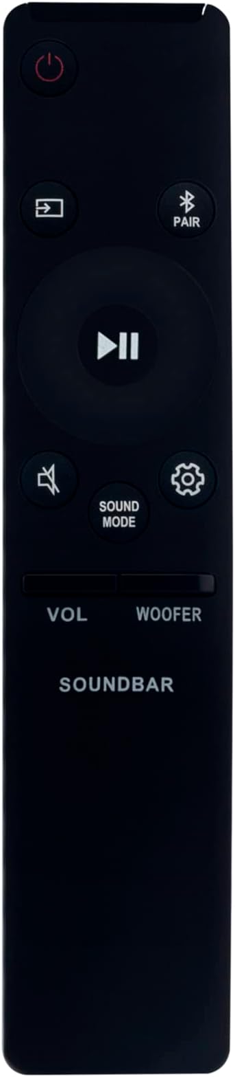 AH81-09784A Replacement Remote fit for Samsung Sound Bar HW-T60C HW-T650 HW-Q6CT HW-R47M HW-T60M HW-R450 HW-Q60T HW-Q67CT HW-T650/ZC HW-R47M/ZA HW-Q6CT/ZC HW-Q60T/ZC HW-T650/XA HW-R47M/ZC