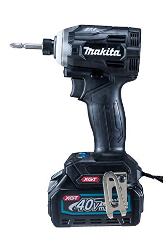 マキタ インパクトドライバ40VmaxTD001黒 トルク220Nm 2.5Ahバッテリ2本 充電器付 TD001GRDXB