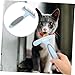 LIOOBO Dog Grooming Rake Pet Nail Rake Comb Brush Ergonomic Nonslip Handle Comfortable Pet Tool