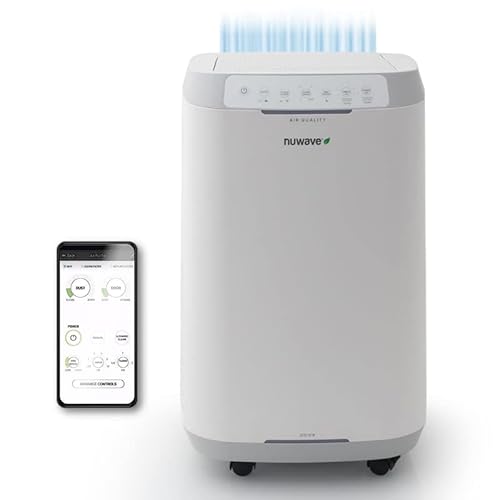 Nuwave Oxypure Zero Smart Air Purifier, Zero Waste & Zero Filter Replacements, Large Area Up To 2,002 Sq. Ft. Adjusts 6 Fan Speeds For Optimal Purification, Washable & Reusable Filters #TOP6