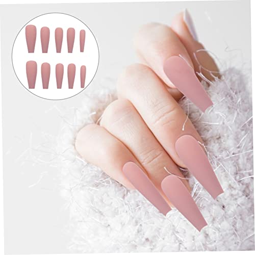 FOMIYES 100 Peças De Armadura De Caixão Para Meninas Unhas Postiças Unhas Postiças Para Meninas Pren