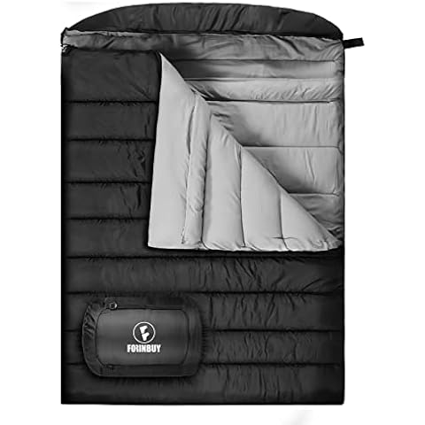 Saco de Dormir Doble para Clima Frío de Forinbuy Cover