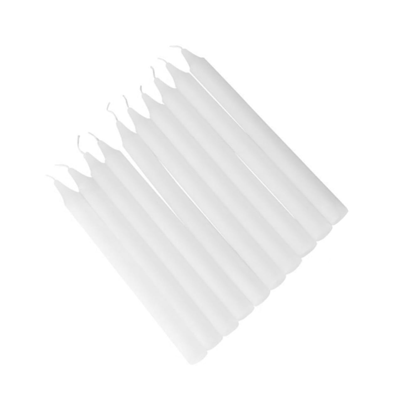 QUMIIRITY 10pcs Emergency Candles for Home Outdoor Camping Restaurant Use Dripless Smokeless Design for Warmth and Light Emergencies