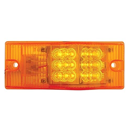 United Pacific 38578 18 Led Freightliner Reflector Turn Signal Light - Amber Led/Amber Lens #TOP1