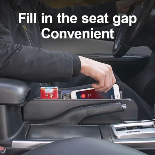Image of Oshotto FT-06 Dual Purpose Car Steering Wheel Rack Desk Vehicle seat Gap Organizer Dinning car Tray Table Cup Holder for All Cars (Black)