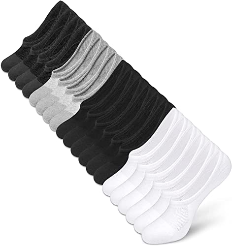 Image of IDEGG No Show Socks Women 10 Pairs Low Cut Anti-Slid Novelty Athletic Casual Invisible Liner Socks