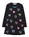 Desigual Vest_Baton Vestido, (Negro 2000), 104 (Talla del Fabricante: 3/4) para Niñas