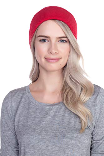 Image of Top Level Beanie Men Women - Unisex Cuffed Plain Skull Knit Hat Cap
