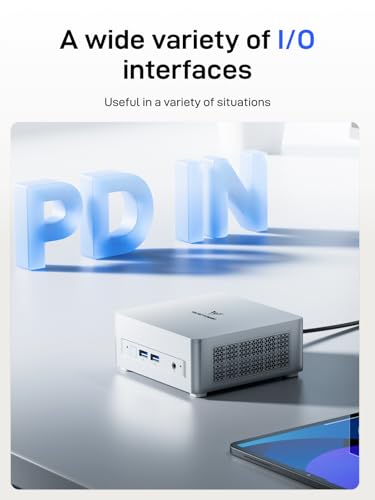 Image of MINISFORUM UM880 Plus Mini PC AMD Ryzen 7 8845HS Desktop Computer Barebone Version Without RAM /SSD /OS, HDMI /DP /USB4 8K@60Hz Output, 2.5G RJ45 Port, Oculink Port, 4xUSB Port Radeon 780M Micro Computer